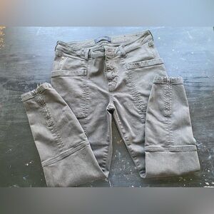 army green liverpool cargo jeans